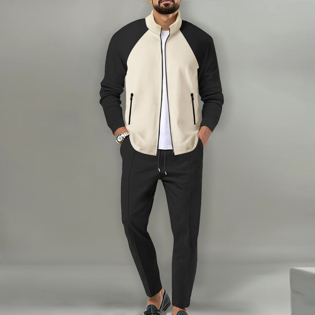 Herren Sportlicher Track-Suit mit High-Tech-Materialien Heidi-Mode
