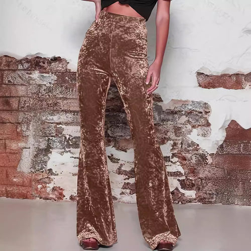 Damen Samtweite Hose Heidi-Mode