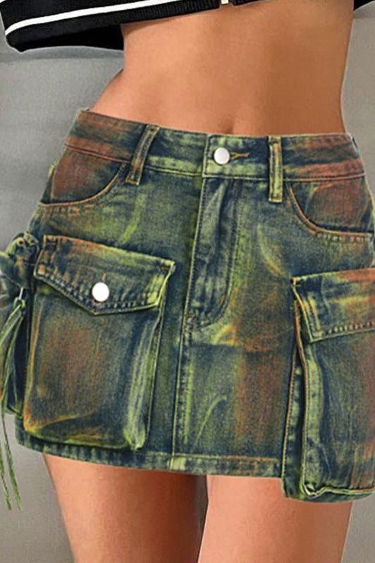 Heidi-Mode | Alter Werkzeug Tasche Denim Rock