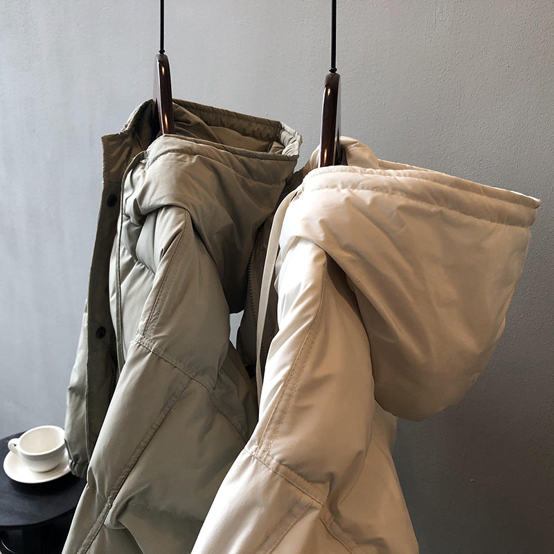 Damen Steppjacke mit Kapuze und praktischen Taschen Heidi-Mode