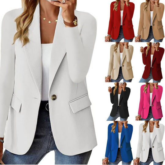 Damen Eleganter Blazer mit modernem Schnitt und klassischen Detail Heidi-Mode