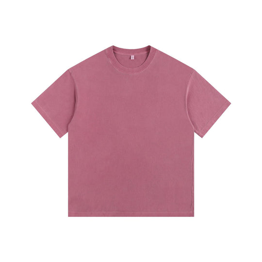 Heidi Mode | Schillerndes altes kurzes T-Shirt mit Färbung