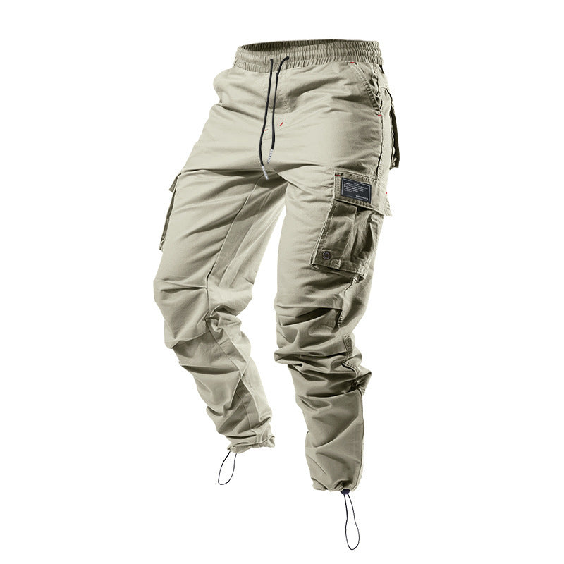 Herren Cargo-Hose mit elastischem Bund und praktischen Taschen Heidi-Mode