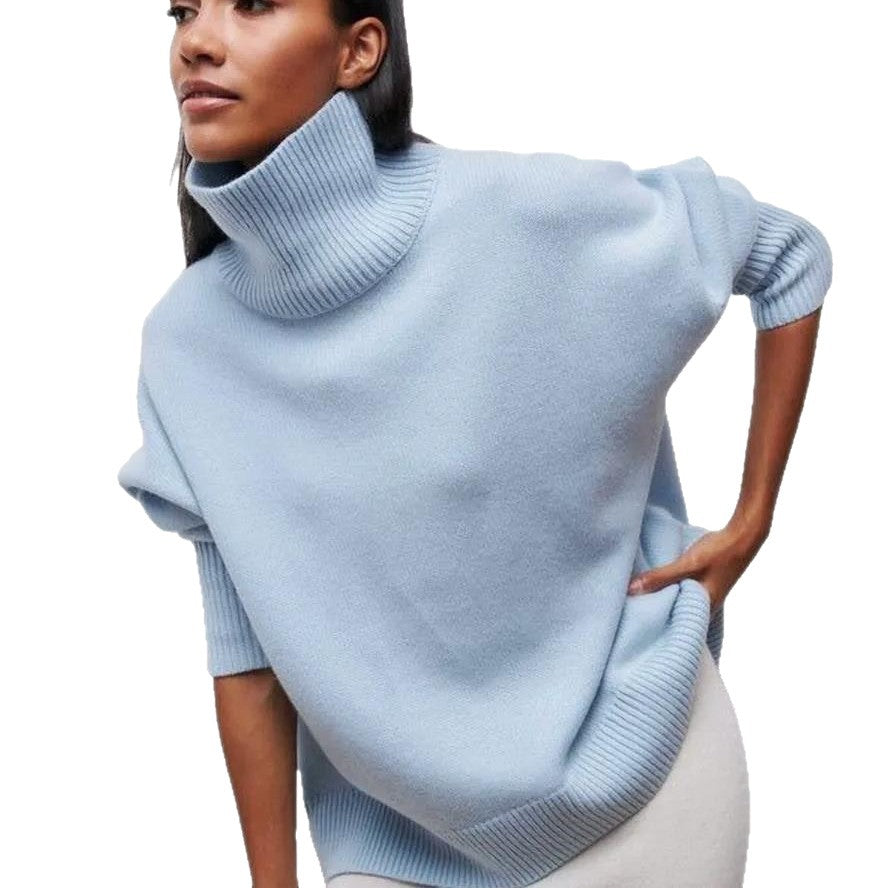 Damen kuscheliger Rollkragenpullover Heidi-Mode