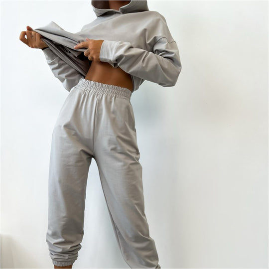 Damen Sportliches Sweatshirt- und Jogginghose-Set Heidi-Mode