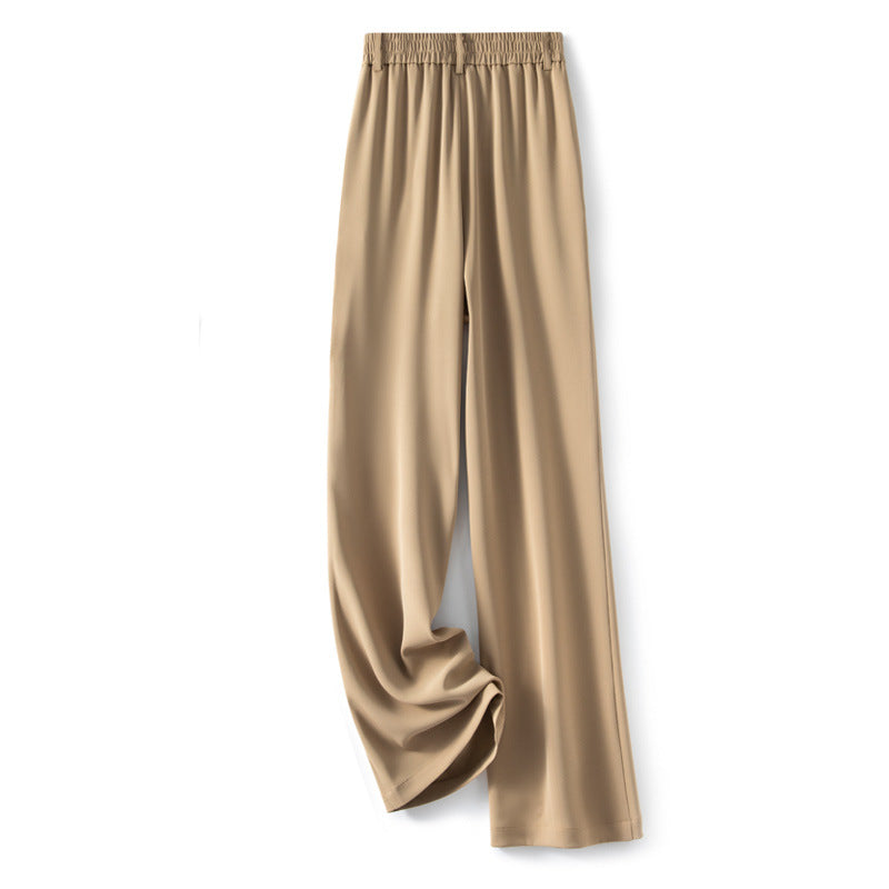 Damen elegante Culottes mit hohem Bund und modernen Eingrifftaschen Heidi-Mode