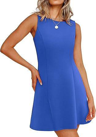 Damen ärmelloses A-Linien Kleid mit zeitlosem Schnitt Heidi-Mode