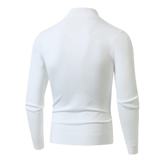 Herren Strickpullover mit modernem Strukturmuster Heidi-Mode