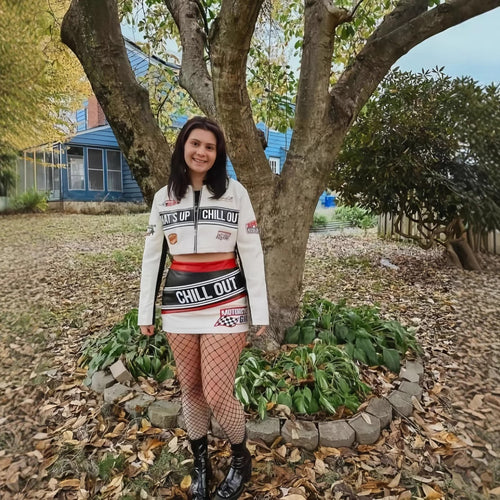 Damen Biker-Jacke Heidi-Mode