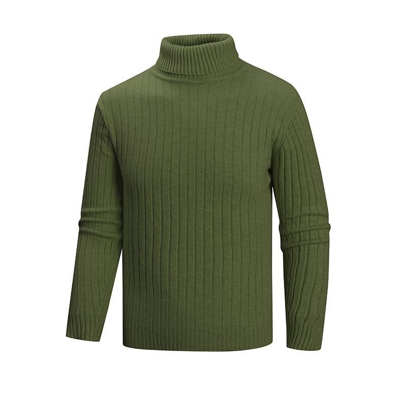 Herren Strickpullover mit Stehkragen Heidi-Mode