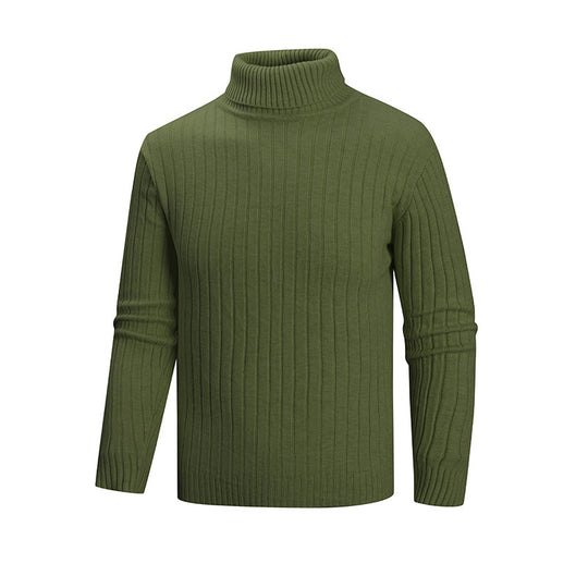 Herren Strickpullover mit Stehkragen Heidi-Mode