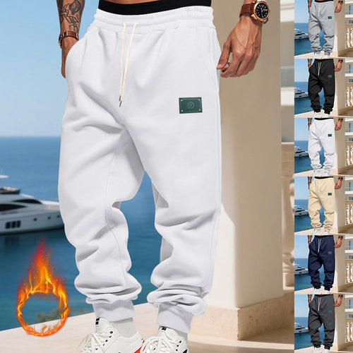 Herren bequeme Hoodie-Jogginghose mit elastischem Bund und praktischen Eingrifftaschen Heidi-Mode