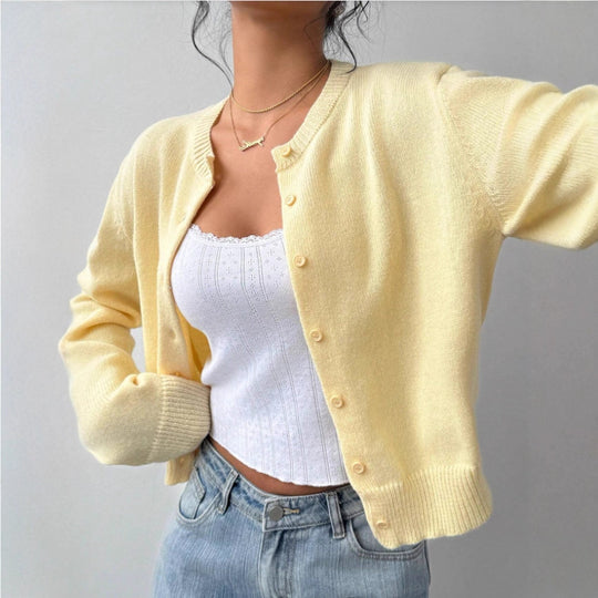 Damen Strickjacke im Oversized-Stil Heidi-Mode