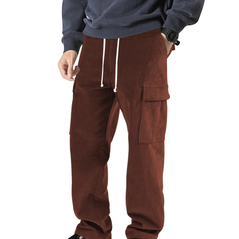 Damen Cargo-Hose mit elastischem Bund und praktischen Seitentaschen Heidi-Mode