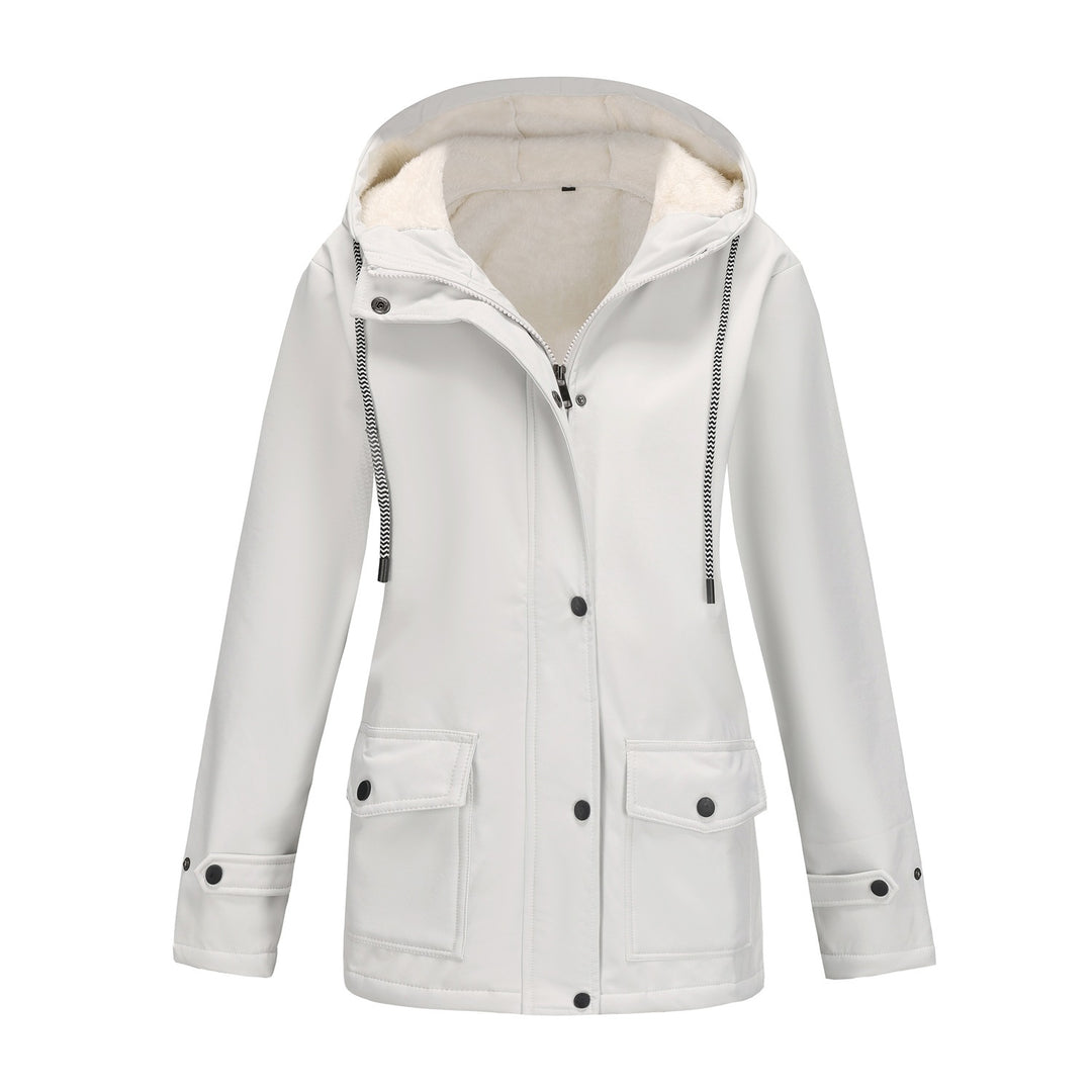 Damen Funktionale Winterjacke mit Fleece-Futter und Kapuze Heidi-Mode