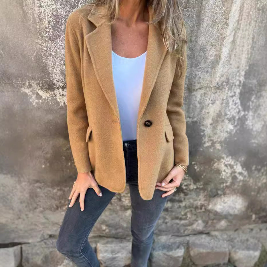 Damen modische Wollblazer Heidi-Mode