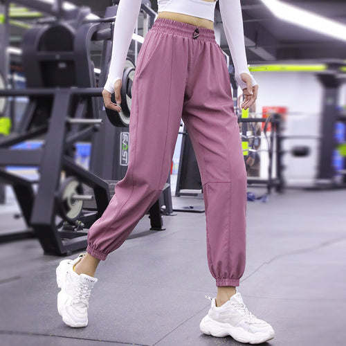 Damen Sporthose mit elastischem Bund, praktischen Taschen und atmungsaktivem Material Heidi-Mode