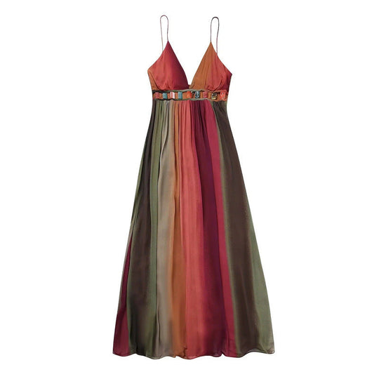 Heidi-Mode | Elegantes Sommer Stein Midi Kleid