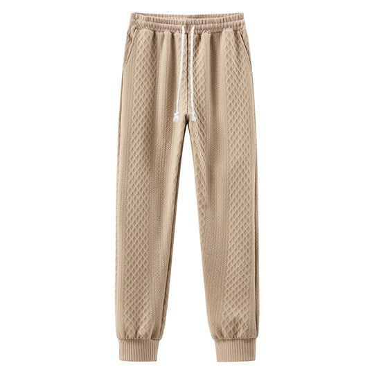 Herren Komfortable Strick-Jogginghose mit modernem Design und elastischem Bund Heidi-Mode