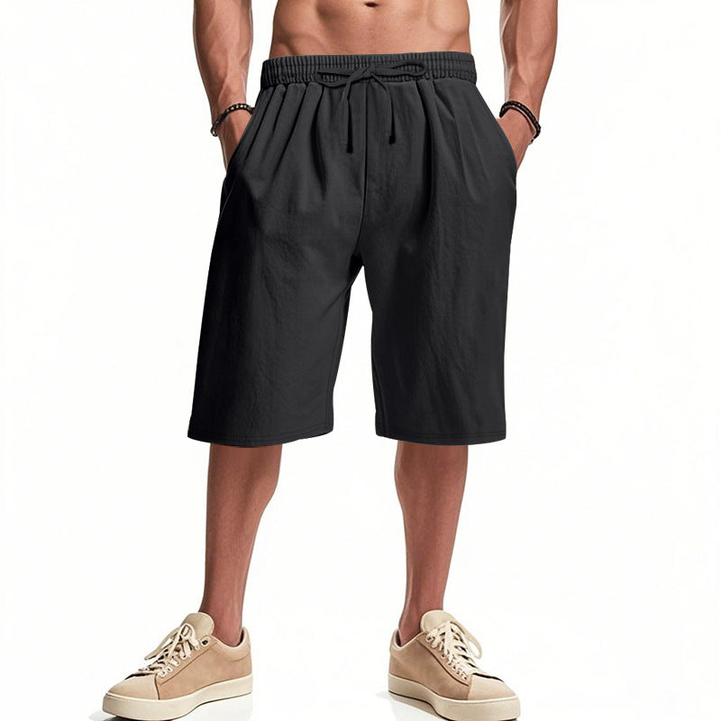 Herren bequeme Cargo-Shorts mit elastischem Bund und großzügigen Taschen Heidi-Mode