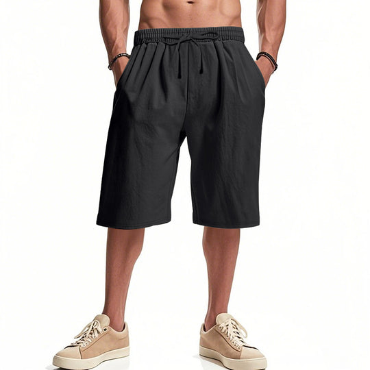 Herren bequeme Cargo-Shorts mit elastischem Bund und großzügigen Taschen Heidi-Mode