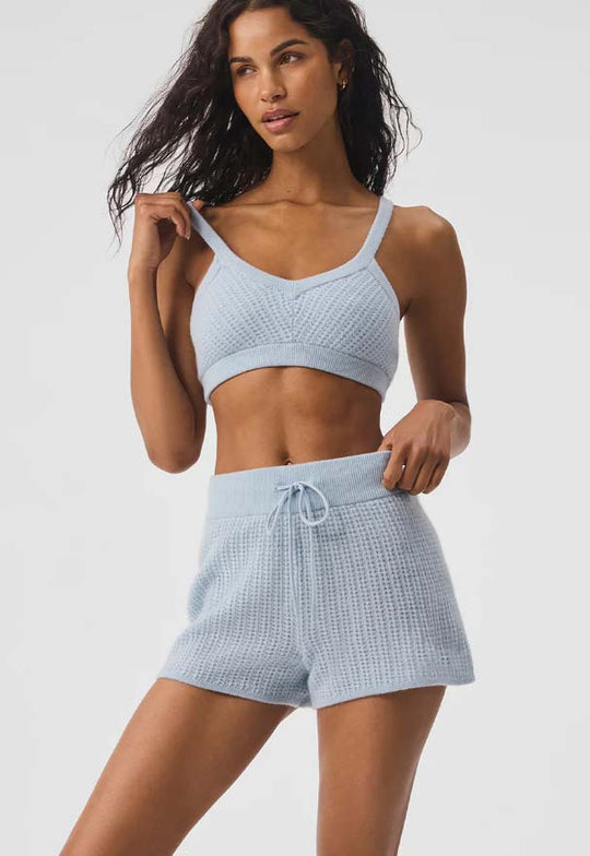 Damen lässiges Freizeit-Set aus Strukturstrick Heidi-Mode