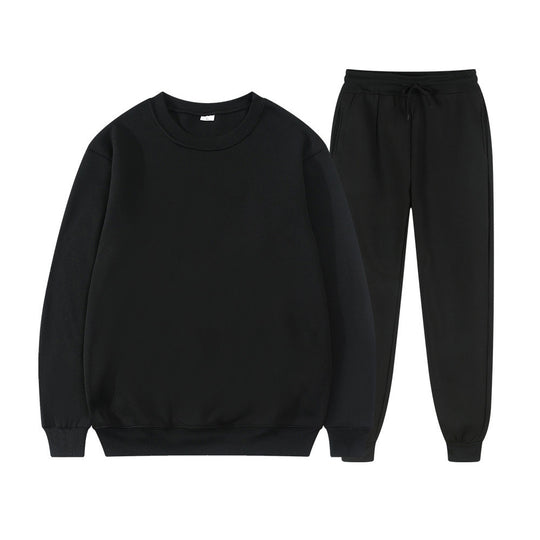 Damen Sportlicher Sweat-Anzug mit komfortablem Schnitt und elastischem Bund Heidi-Mode