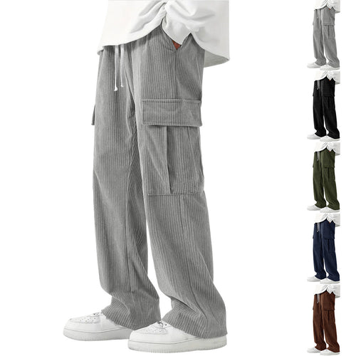 Herren Kord Cargo-Hose Heidi-Mode