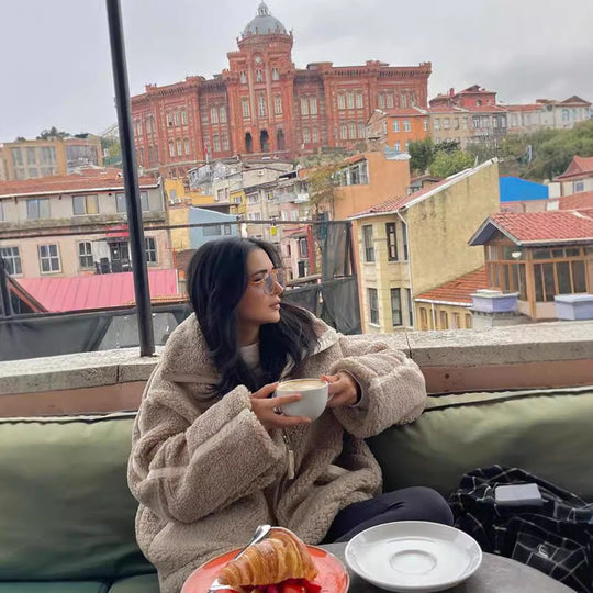 Damen Kuscheljacke Heidi-Mode