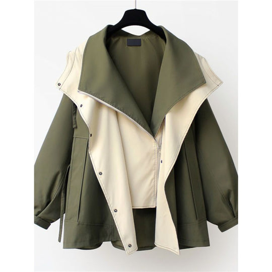 Damen multifunktionale Outdoor-Jacke mit großen Taschen und praktischen Reißverschlüssen Heidi-Mode