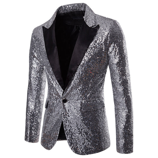 Herren Pailletten Formal Blazer Heidi-Mode