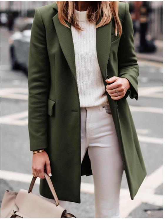 Damen eleganter taillierter Übergangsblazer Heidi-Mode