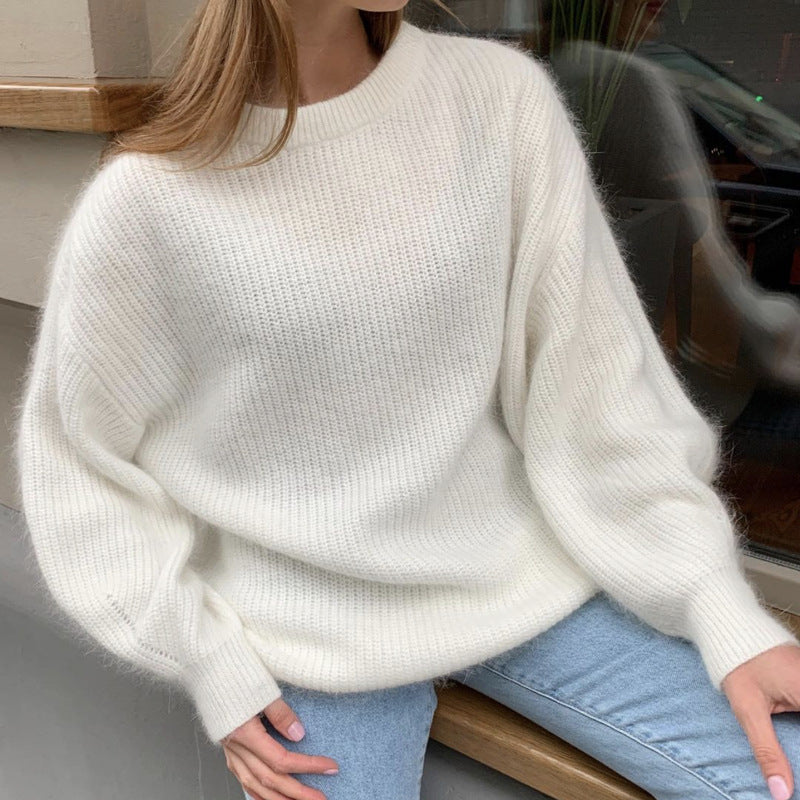 Damen Oversized Pullover aus hochwertigem Strick Heidi-Mode