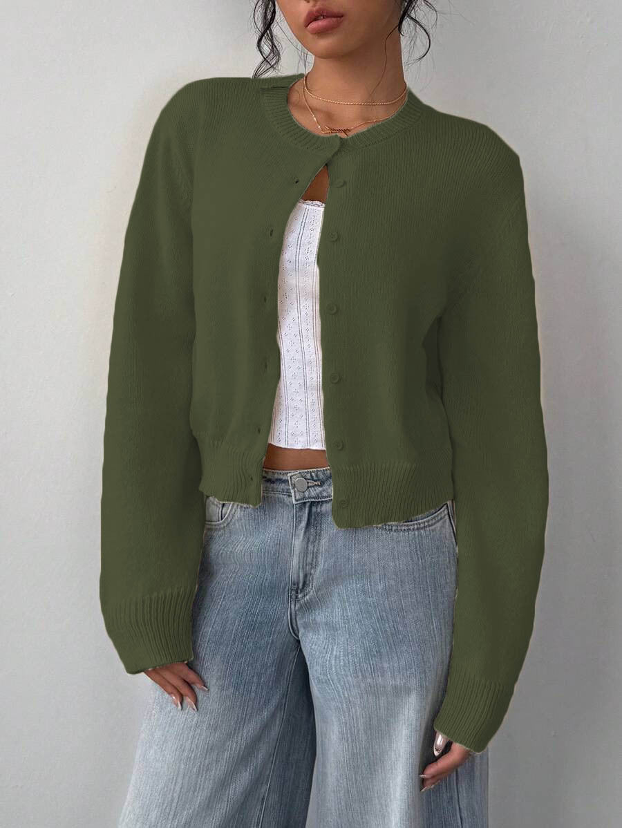 Damen Strickjacke im Oversized-Stil Heidi-Mode