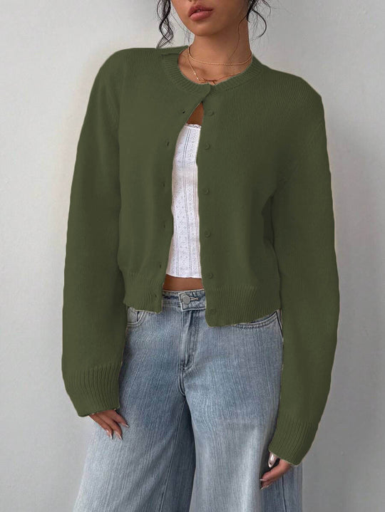 Damen Strickjacke im Oversized-Stil Heidi-Mode