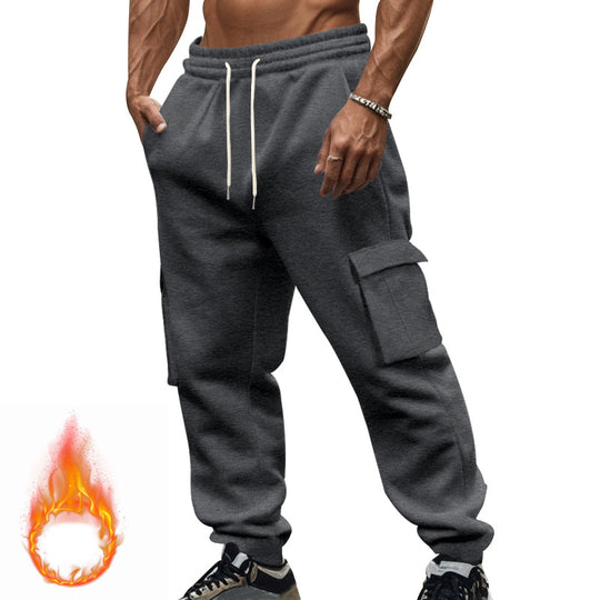 Herren Cargo-Jogginghose mit seitlichen Taschen und komfortablem Schnitt Heidi-Mode