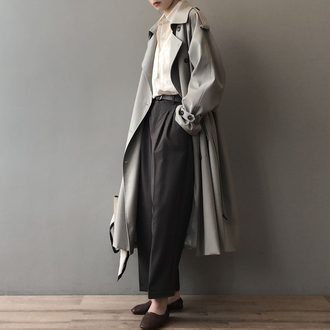 Heidi-Mode | Doppelreihiger Trenchcoat für Damen Juna