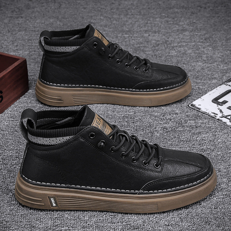 Herren Retro High-Top Sneakers Heidi-Mode