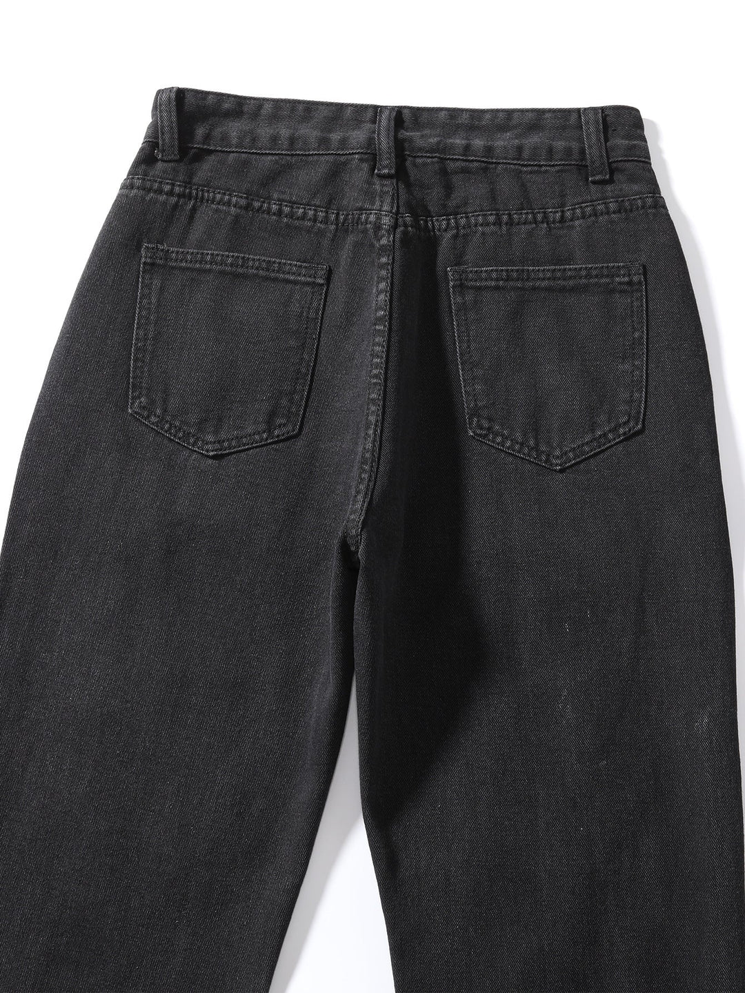 Heidi-Mode | Frauen Hoch Taillierte Lockere Jeans mit Rissen und Löchern