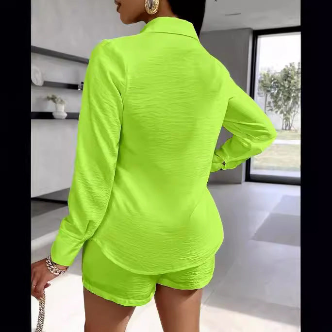 Damen modischer Blazer und Shorts Set Heidi-Mode