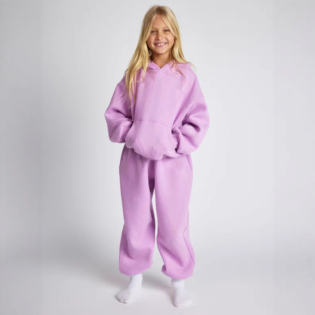 Damen lässiges Kapuzenpullover mit geräumiger Kängurutasche und kuscheligem Material Heidi-Mode