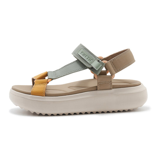 Damen modische Sandalen mit verstellbaren Riemen und dämpfender Sohle Heidi-Mode