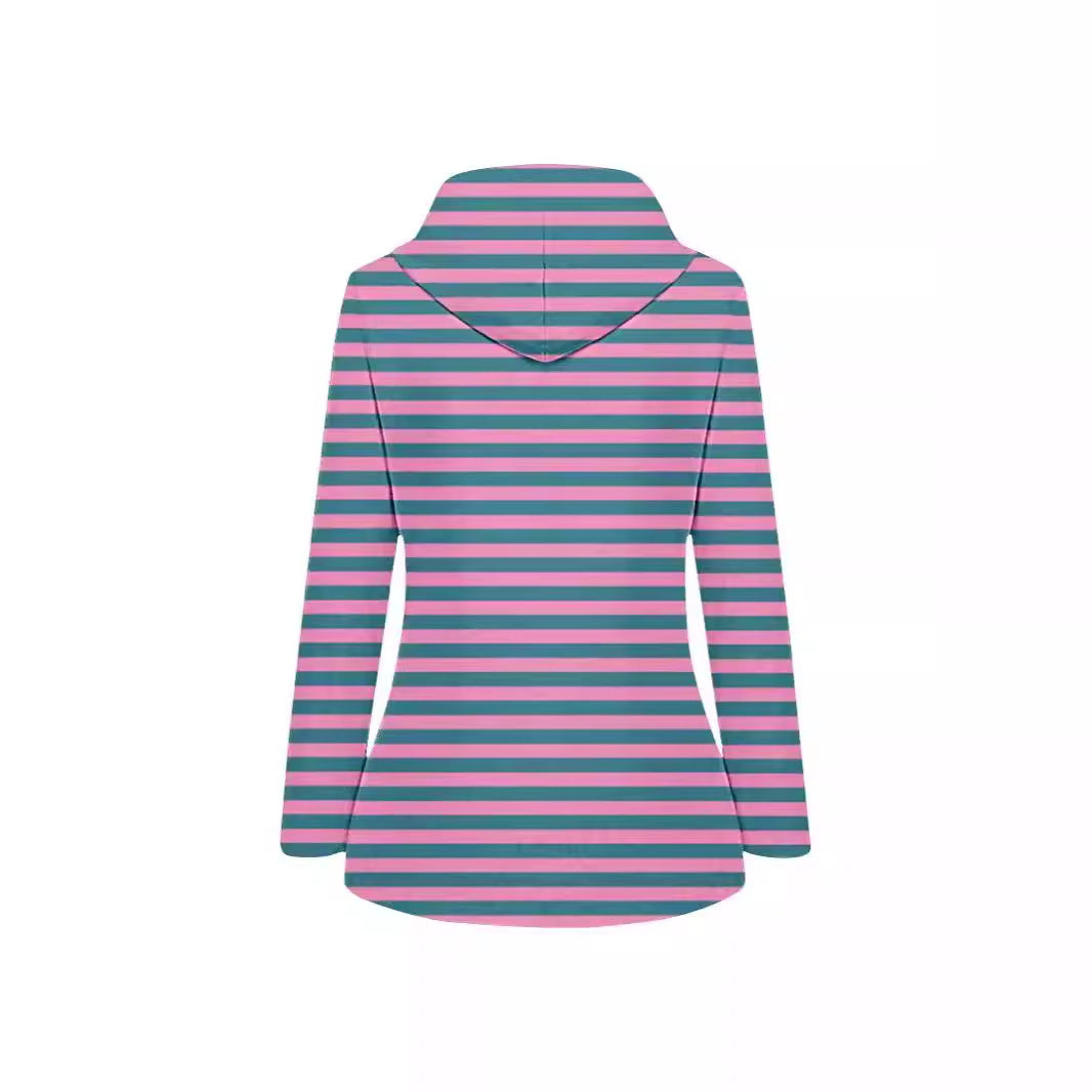 Damen modische Übergangsjacke mit Kapuze Heidi-Mode