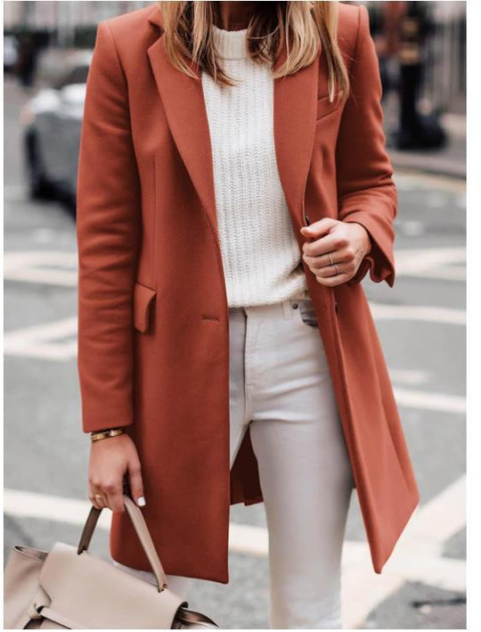 Damen eleganter taillierter Übergangsblazer Heidi-Mode