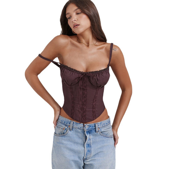 Damen Korsett-Top Heidi-Mode