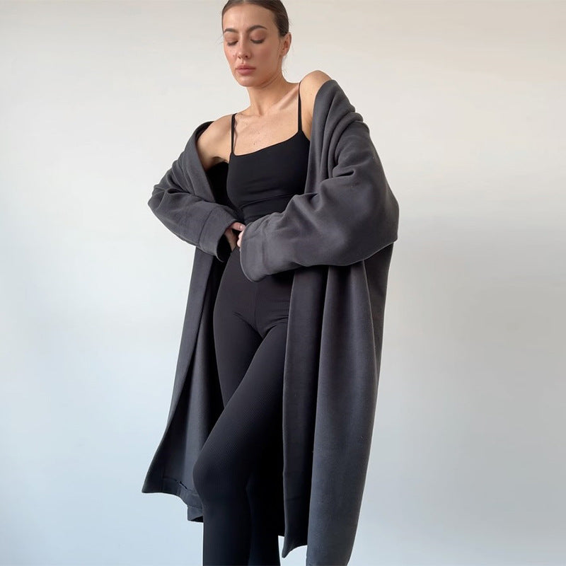 Damen Kuscheliger Oversize-Mantel Heidi-Mode