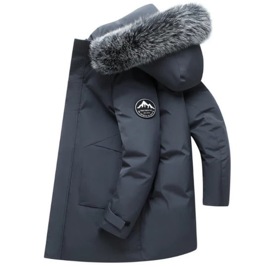 Damen Winterparka mit abnehmbarer Kapuze und kuscheligem Kunstfell Heidi-Mode