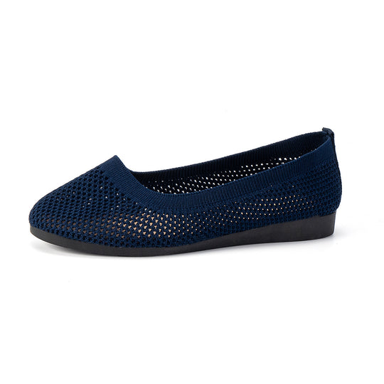 Damen bequeme Slipper aus atmungsaktivem Netzmaterial mit rutschfester Sohle Heidi-Mode
