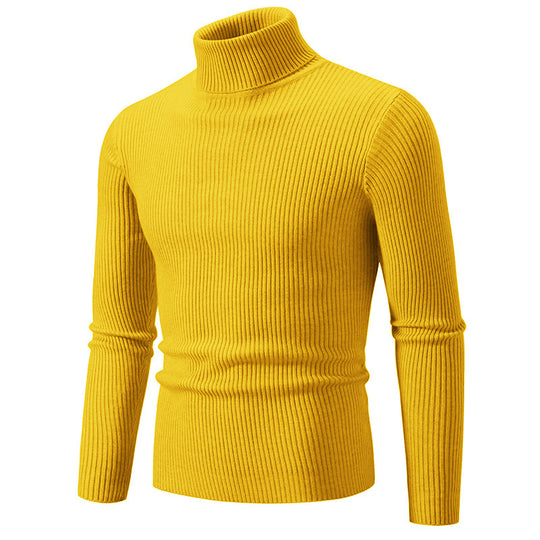 Herren feiner Rollkragenpullover aus langlebigem Strickmaterial Heidi-Mode
