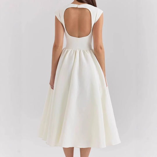 Damen Elegantes Ballkleid mit Tüllrock und Rückenreißverschluss Heidi-Mode